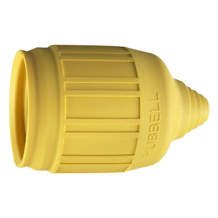 Hubbell Wiring Device-Kellems Weatherproofing Boots, Weatherproof Device Boot, Yellow HBL60CM35
